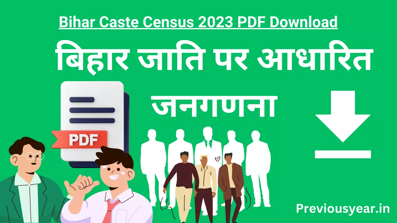 Bihar Caste Census 2023 PDF Download